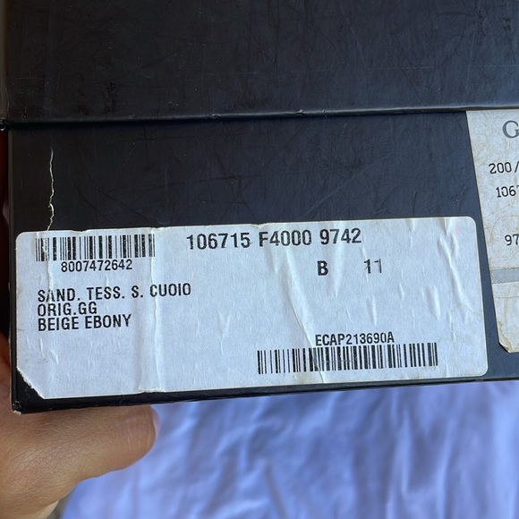 Gucci sand Tess leather pumps - Picture 12 of 16